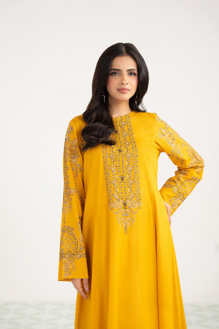 1 Piece Lawn Embroidered Frock (CS0495)