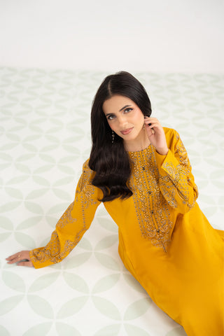 1 Piece Lawn Embroidered Frock (CS0495)