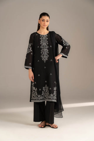 3 Piece Lawn Embroidered Suit (CS0497)