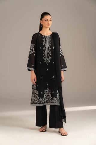 3 Piece Lawn Embroidered Suit (CS0497)