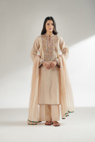3 Piece Lawn Embroidered Suit (CS0562)