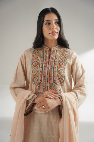 3 Piece Lawn Embroidered Suit (CS0562)