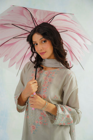 3 Piece Lawn Embroidered Suit (CS0574)
