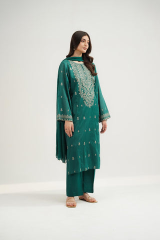 3 Piece Lawn Embroidered Suit (CS0588)