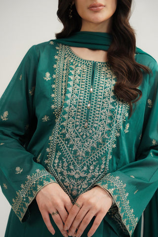 3 Piece Lawn Embroidered Suit (CS0588)