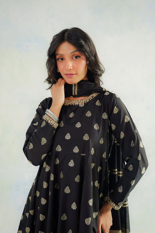 3 Piece Cotton Silk Embroidered Suit (CS0609)