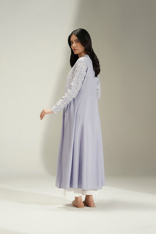 1 Piece Lawn Embroidered Flared Frock (CS0617)