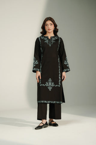 2 Piece Slub Khaddar Embroidered Suit (CS0672)