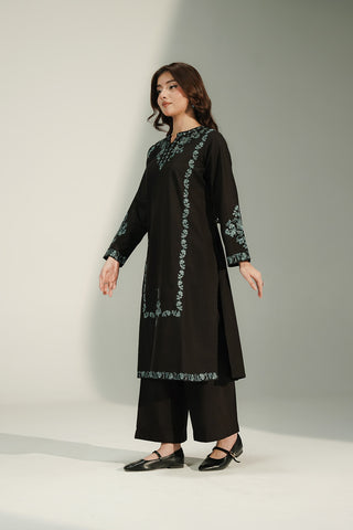 2 Piece Slub Khaddar Embroidered Suit (CS0672)