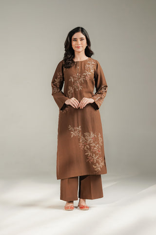 2 Piece Cotton Karandi Embroidered Suit (CS0680)