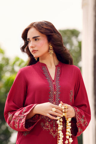 2 Piece Lawn Karandi Embroidered Suit (CS0705)