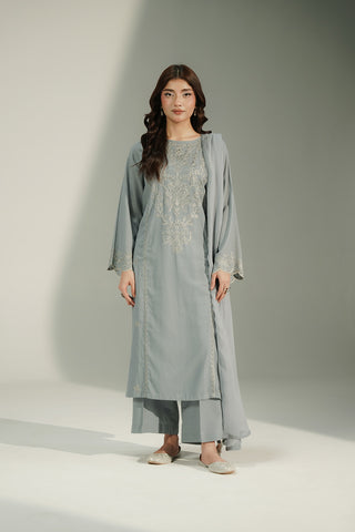 3 Piece Lawn Karandi Embroidered Suit (CS0715)