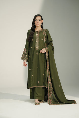 3 Piece Lawn Karandi Embroidered Suit (CS0717)
