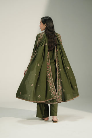 3 Piece Lawn Karandi Embroidered Suit (CS0717)