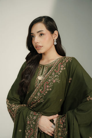 3 Piece Lawn Karandi Embroidered Suit (CS0717)