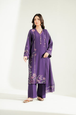 3 Piece Lawn Karandi Embroidered Suit (CS0719)