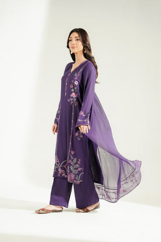 3 Piece Lawn Karandi Embroidered Suit (CS0719)