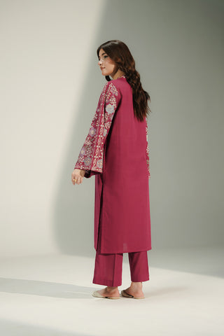 2 Piece Slub Khaddar Embroidered Suit (CS0720)