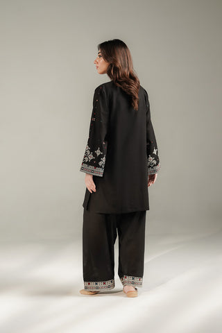 2 Piece Slub Khaddar Embroidered Suit (CS0721)