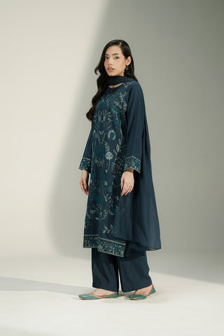 3 Piece Cotton Karandi Embroidered Suit (CS0724)