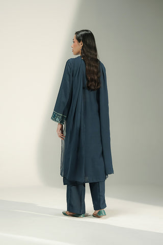 3 Piece Cotton Karandi Embroidered Suit (CS0724)