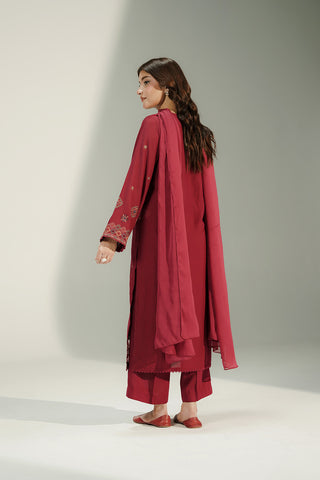3 Piece Lawn Karandi Embroidered Suit (CS0728)