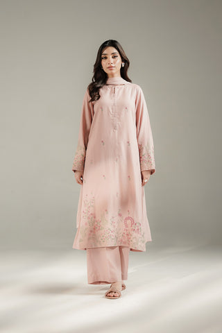 3 Piece Lawn Karandi Embroidered Suit (CS0729)