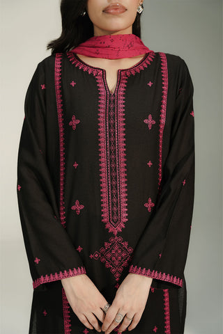3 Piece Lawn Karandi Embroidered Suit (CS0735)