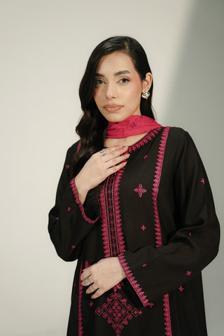 3 Piece Lawn Karandi Embroidered Suit (CS0735)