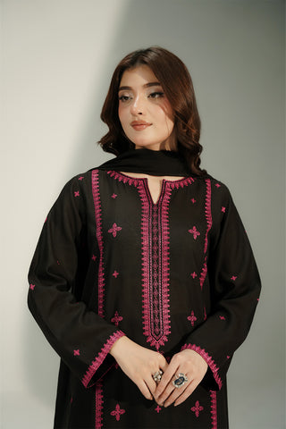 3 Piece Lawn Karandi Embroidered Suit (CS0736)