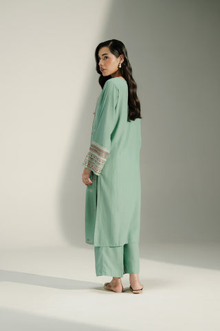 2 Piece Lawn Karandi Embroidered Suit (CS0741)