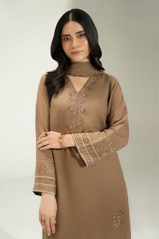 3 Piece Lawn Karandi Embroidered Suit (CS0749)