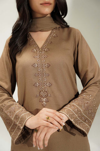3 Piece Lawn Karandi Embroidered Suit (CS0749)