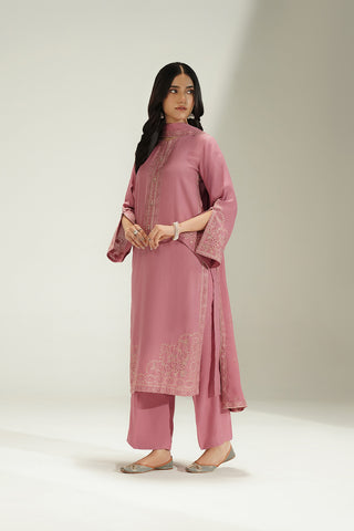 3 Piece Lawn Karandi Embroidered Suit (CS0750)