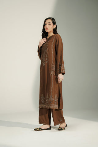 2 Piece Lawn Karandi Embroidered Suit (CS0751)