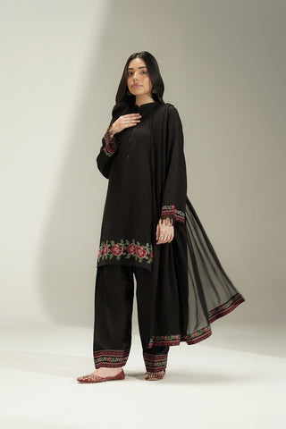 3 Piece Lawn Karandi Embroidered Suit (CS0754)