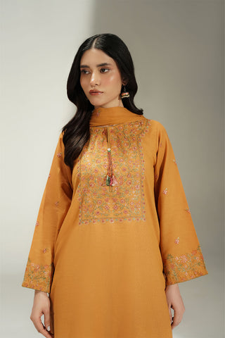 3 Piece Lawn Karandi Embroidered Suit (CS0757)