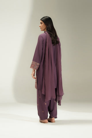 3 Piece Lawn Karandi Embroidered Suit (CS0762)
