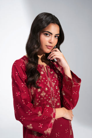 2 Piece Cotton Karandi Embroidered Suit (CS0764)