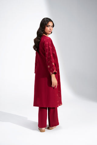 2 Piece Cotton Karandi Embroidered Suit (CS0764)