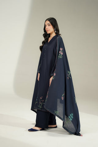 3 Piece Lawn Karandi Embroidered Suit (CS0770)
