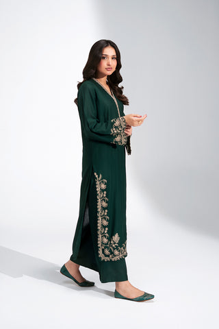2 Piece Lawn Karandi Embroidered Suit (CS0776)