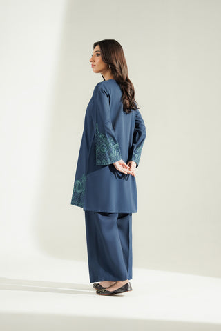 2 Piece Slub Khaddar Embroidered Suit (CS0777)