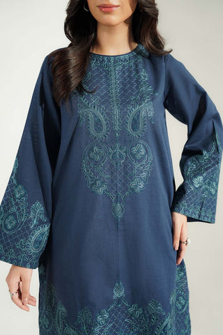 2 Piece Slub Khaddar Embroidered Suit (CS0777)