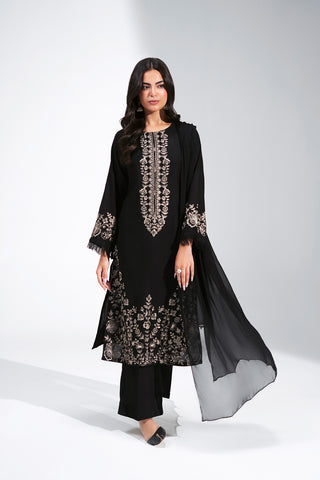 3 Piece Lawn Karandi Embroidered Suit (CS0779)