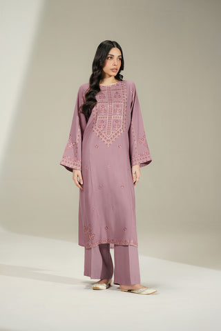 2 Piece Lawn Karandi Embroidered Suit (CS0780)