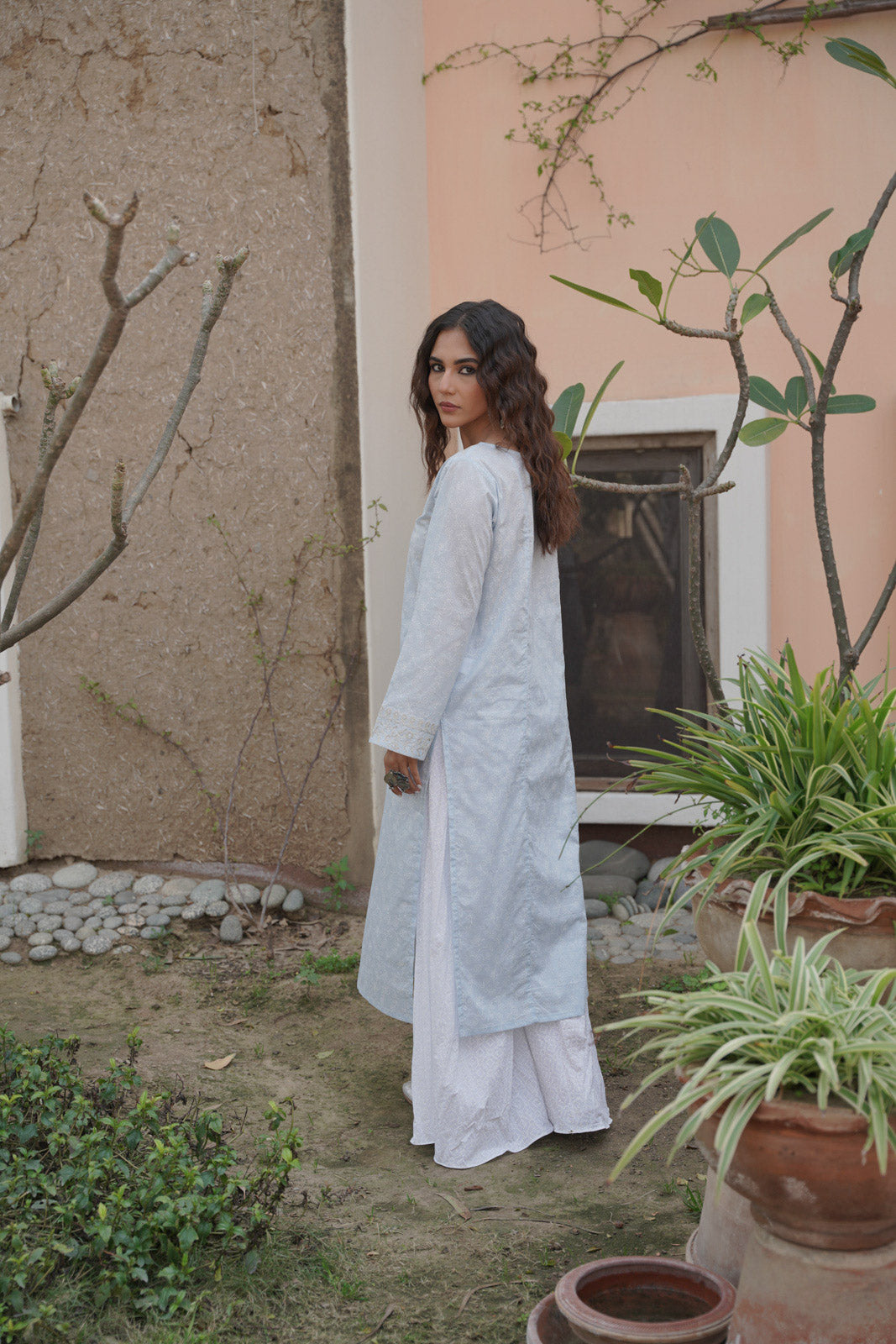 1 Piece Printed Lawn Embroidered Shirt (CS0051)