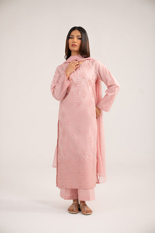 3 Piece Lawn Embroidered Suit (CS0442)
