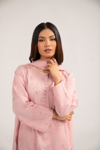 3 Piece Lawn Embroidered Suit (CS0442)