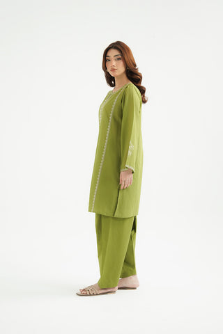 2 Piece Lawn Embroidered Suit (CP0438)